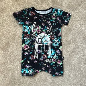Rags to Raches floral trinny romper